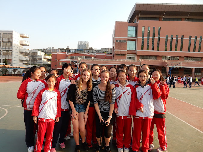 Bay of Plenty students visiting Nanchang Number Two High School