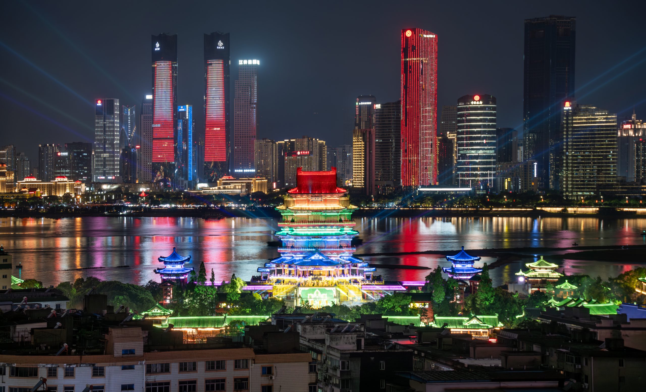 Nanchang city skyline, capital of Jiangxi Province