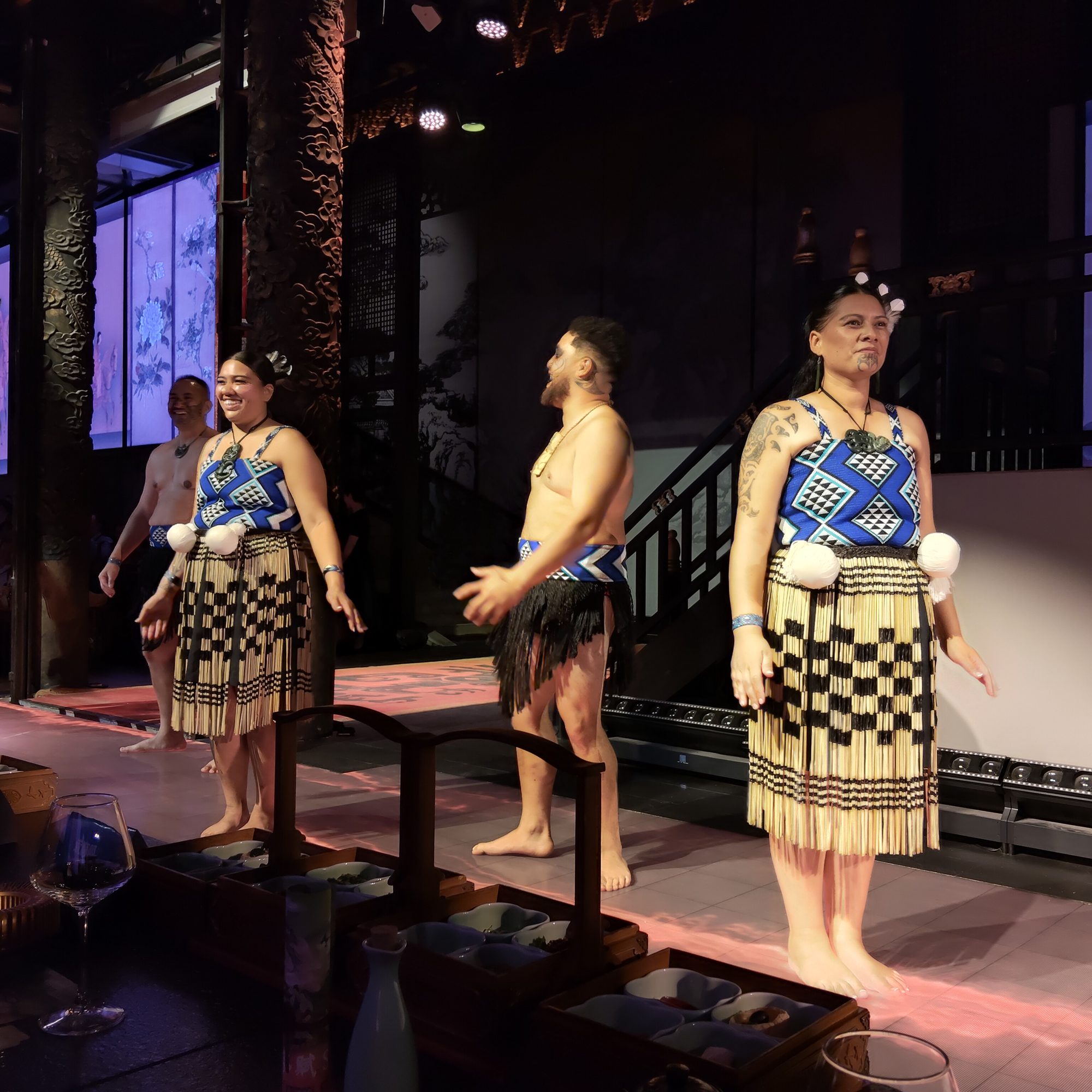 Kapa haka performance at a cultural exchange event in China